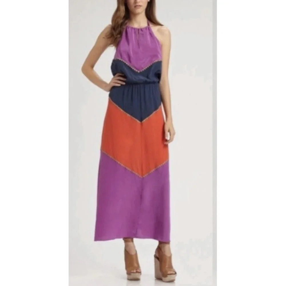 bcbg purple halter dress bcbgeneration halter neckline dresses BCBG
